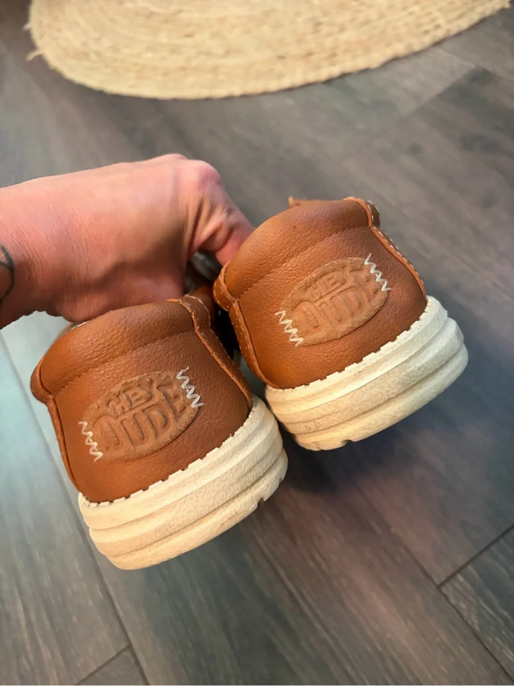 Hey Dude soft leather